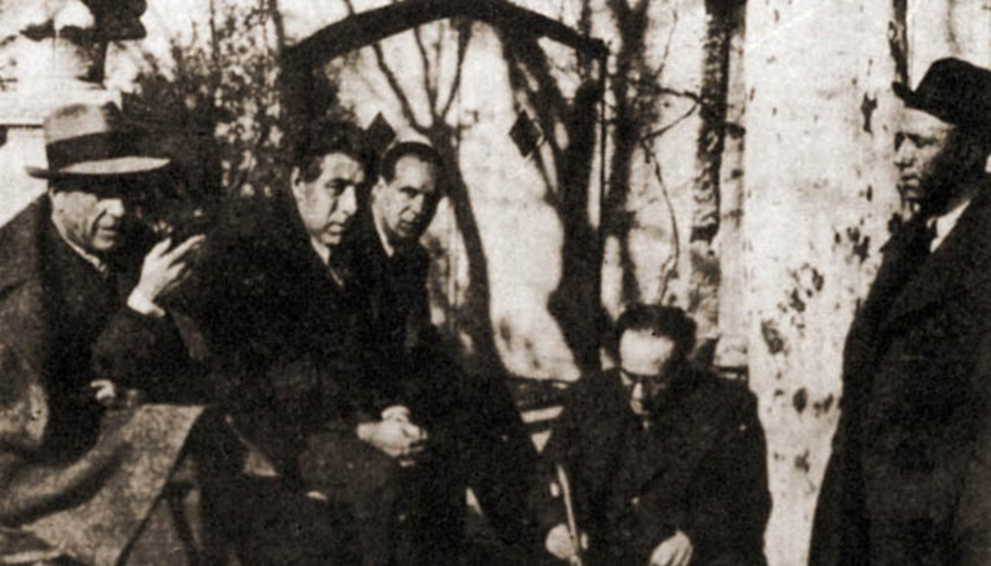 Antonio Machado camino del exilio
